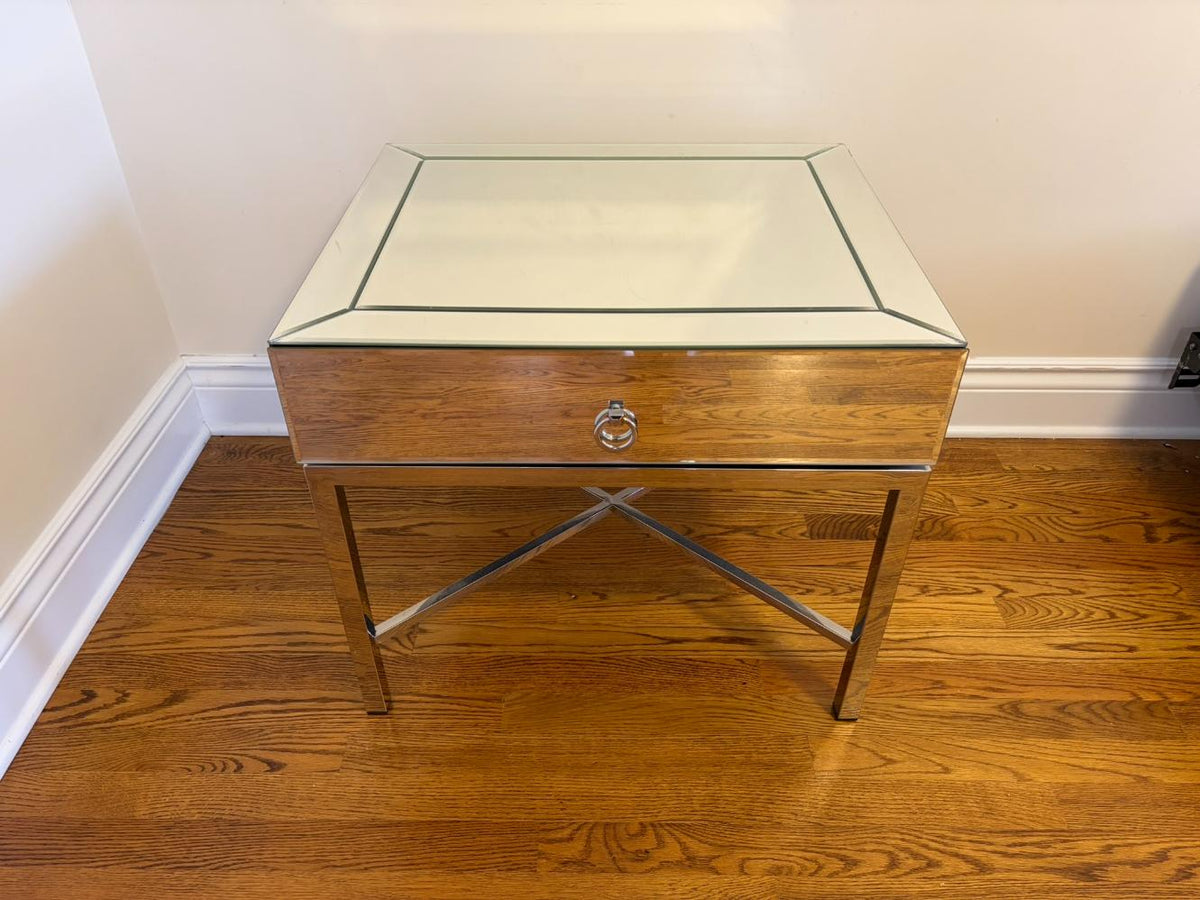 Mirrored Nightstand