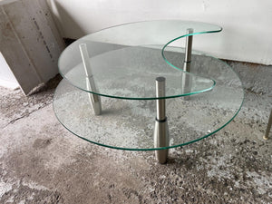 Tiered Plate Glass Coffee Table
