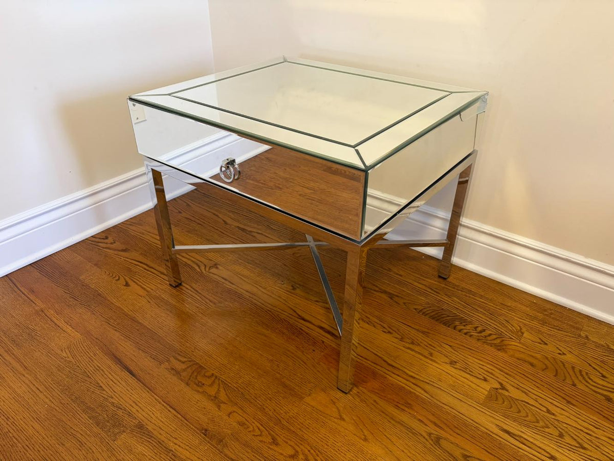 Mirrored Nightstand