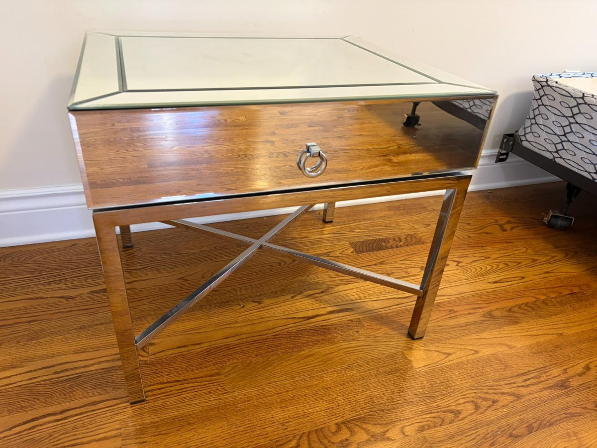 Mirrored Nightstand