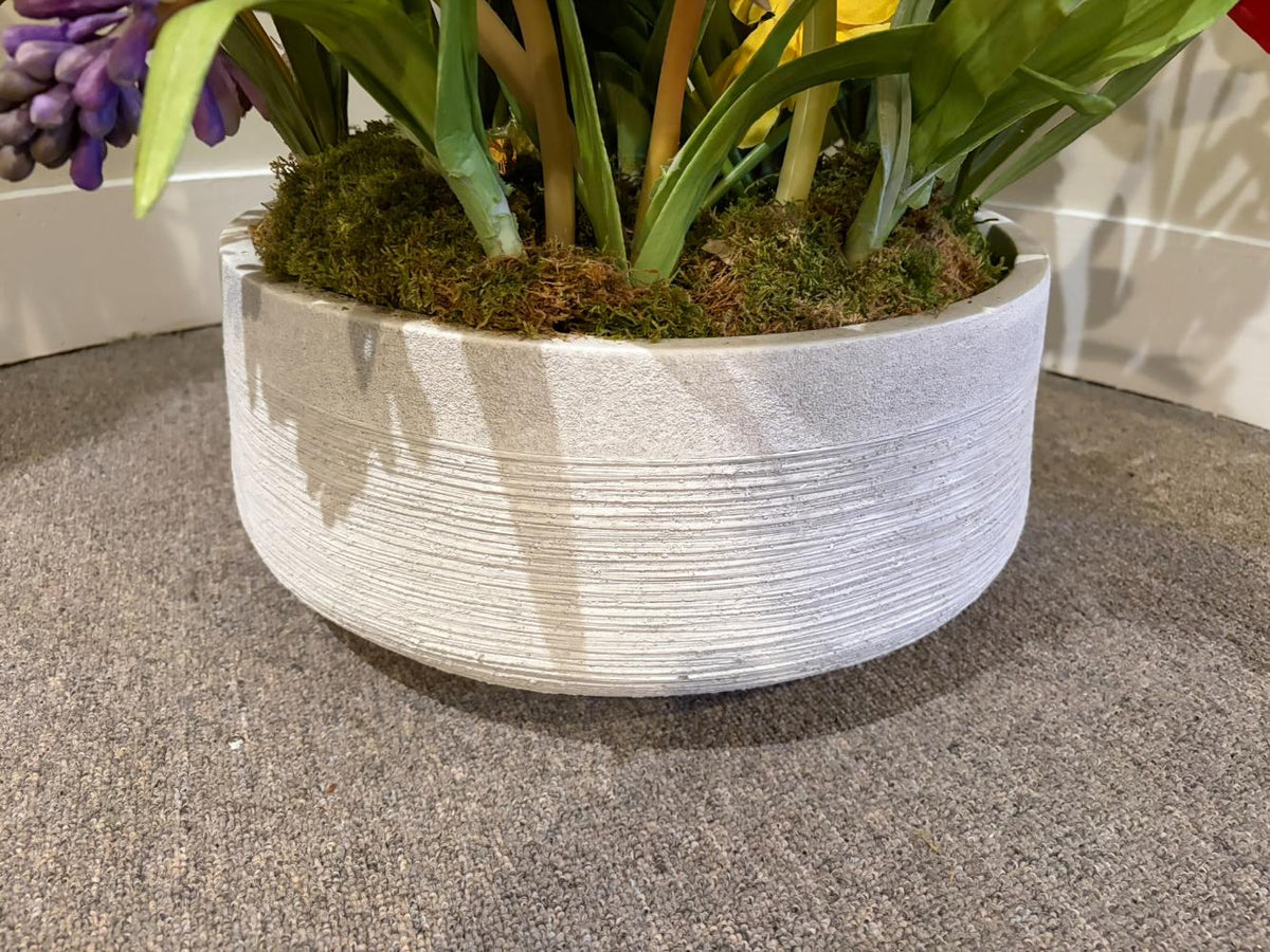 Faux Potted Flowers