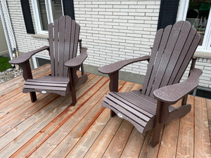 Pair Leisure Line Composite Muskoka Armchairs Lot #2