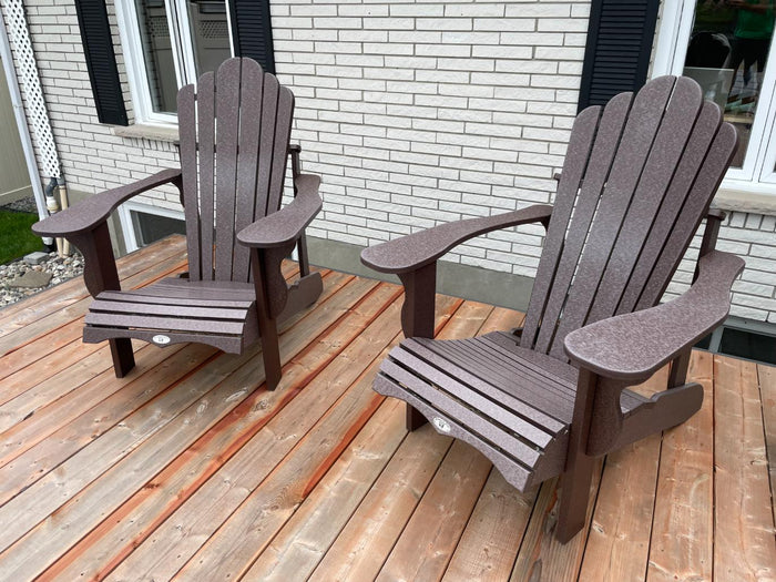 Pair Leisure Line Composite Muskoka Armchairs Lot #2