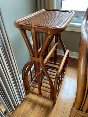 Single Rattan End Table