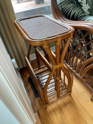 Single Rattan End Table