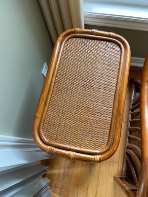 Single Rattan End Table