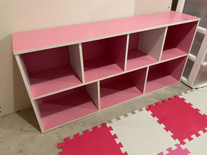 Pink Childrens Wall Unit