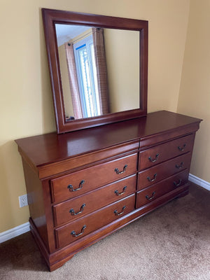 Mirrored Vanity Dresser
