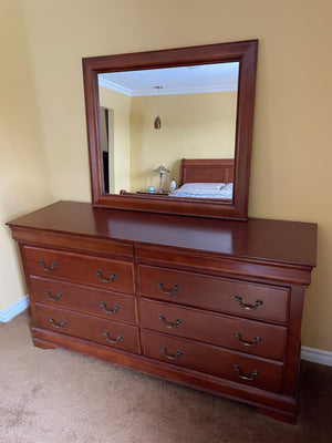 Mirrored Vanity Dresser