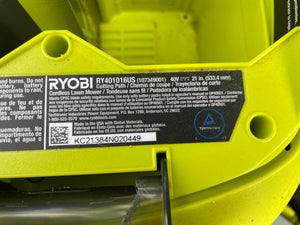 RYOBI 40V Lawn Mower Lot