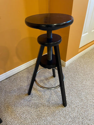 Wood Swivel Stool