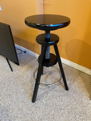 Wood Swivel Stool