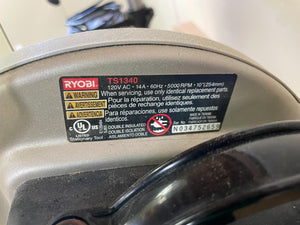 RYOBI 10” Compound Mitre Saw TS1340