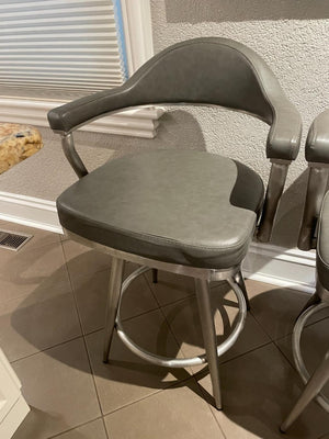 Set of 4 EQ3 Swivel Barstools