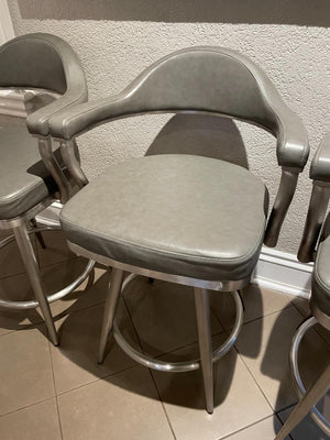 Set of 4 EQ3 Swivel Barstools