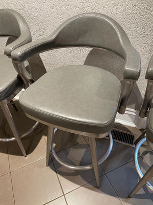 Set of 4 EQ3 Swivel Barstools