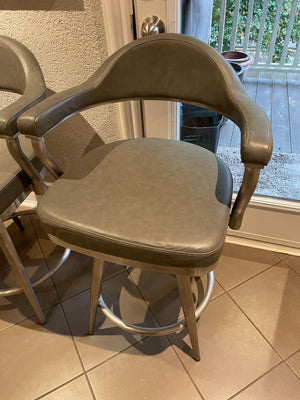 Set of 4 EQ3 Swivel Barstools