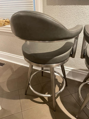 Set of 4 EQ3 Swivel Barstools