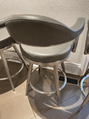 Set of 4 EQ3 Swivel Barstools