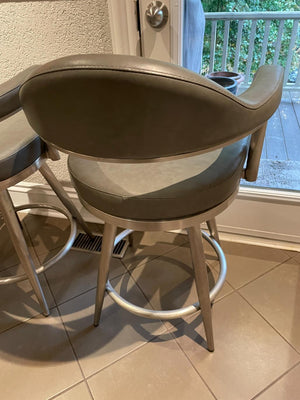 Set of 4 EQ3 Swivel Barstools