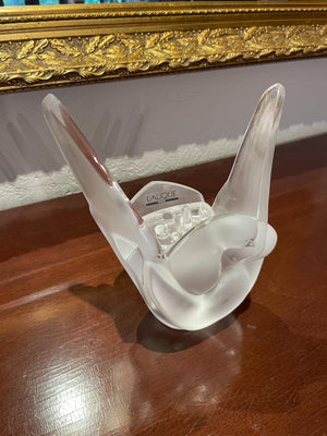 LALIQUE Glass Sylvie Vase