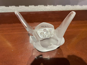 LALIQUE Glass Sylvie Vase