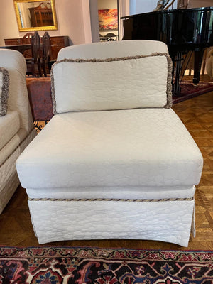 White Accent Chair Lot #2