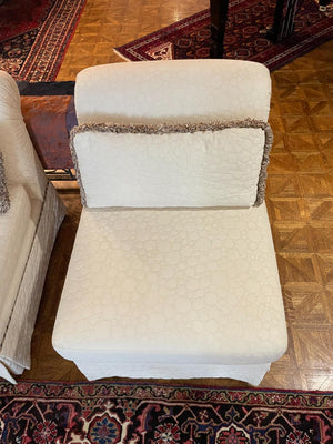 White Accent Chair Lot #2