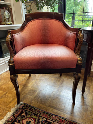 Barrel Accent Armchair Lot #1