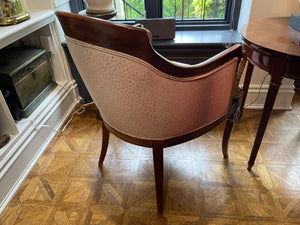 Barrel Accent Armchair Lot #1