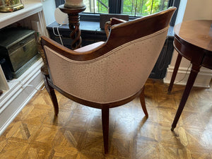 Barrel Accent Armchair Lot #1