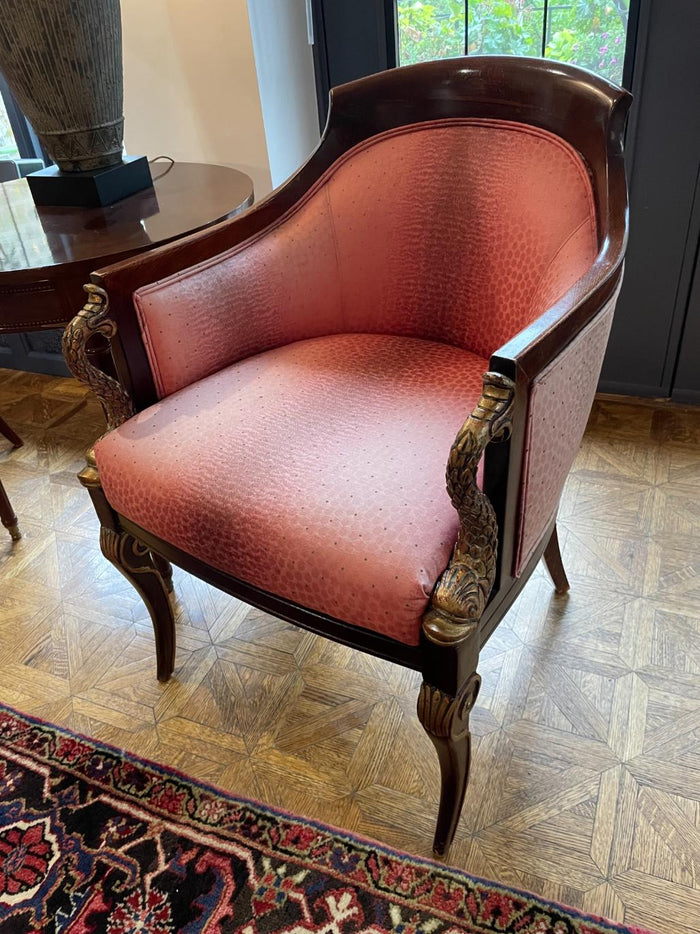 Barrel Accent Armchair Lot #2