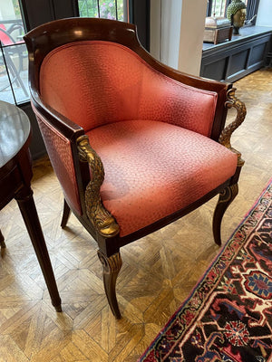 Barrel Accent Armchair Lot #2