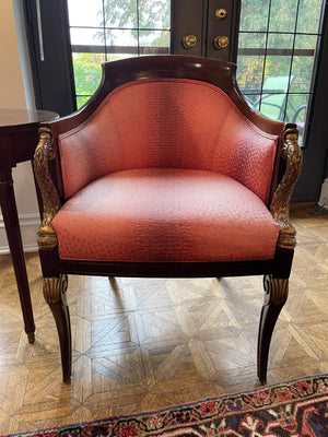 Barrel Accent Armchair Lot #2