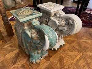 Pair Elephant Plant Stands