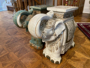 Pair Elephant Plant Stands