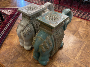 Pair Elephant Plant Stands