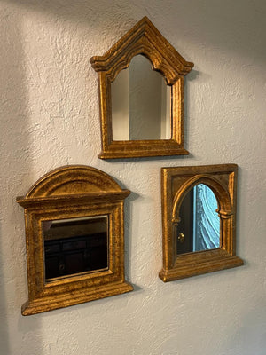 Set of 3 Small Decorative Mirrors