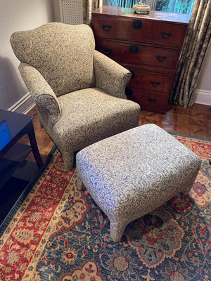 Armchair with Ottoman Lot #2
