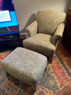 Armchair with Ottoman Lot #2