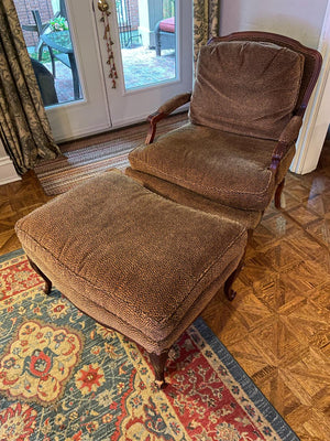 Armchair with Ottoman Lot #1