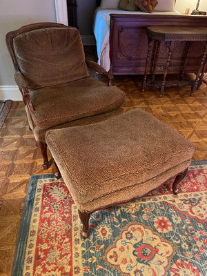 Armchair with Ottoman Lot #1