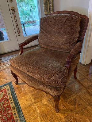 Armchair with Ottoman Lot #1
