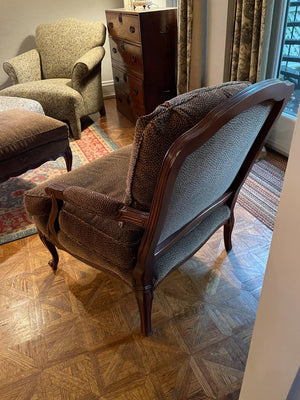Armchair with Ottoman Lot #1
