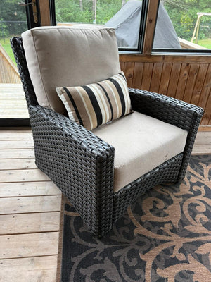 Hauser Wicker Patio Armchair