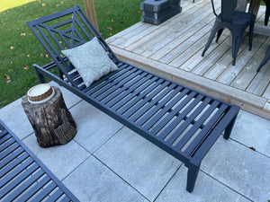 Wayfair Panthea Outdoor Wooden Chaise Lounge by Joss & Main Lot #1