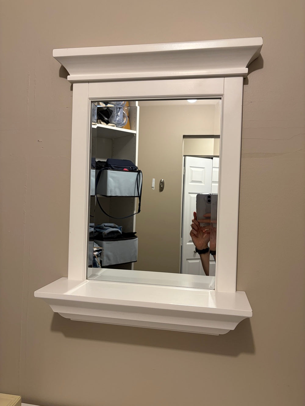 Wall Mirror Shelf