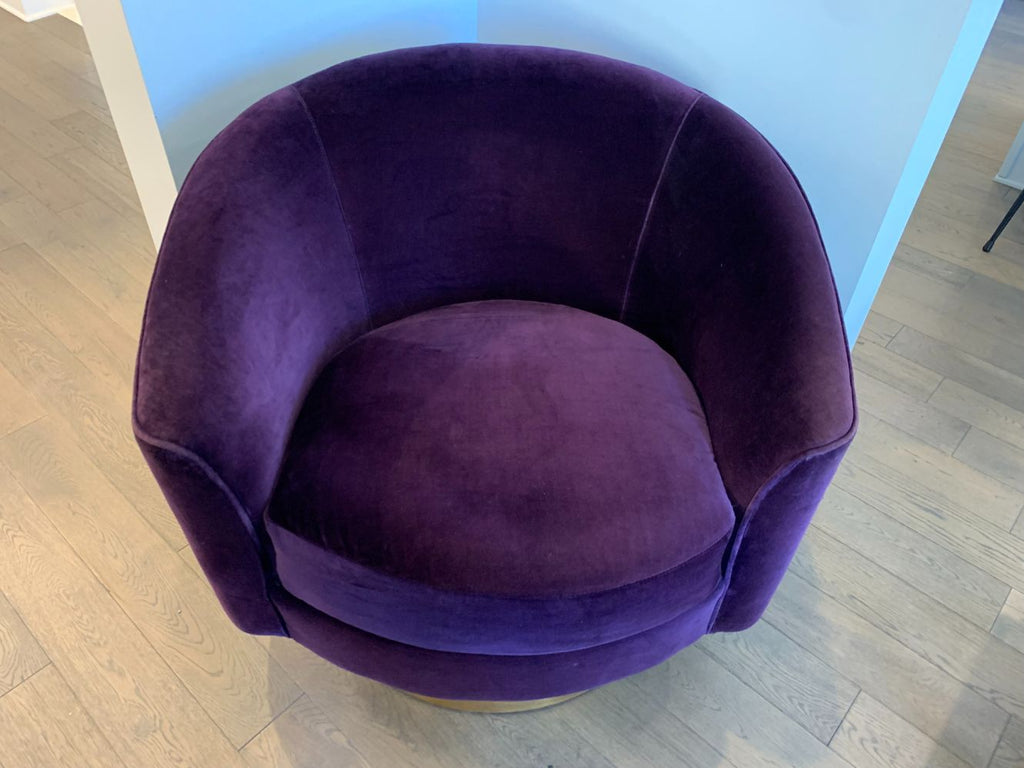 Bernhardt Camino Swivel Barrel Chair Lot #1