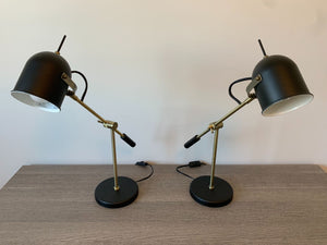 Pair Desk Lamps