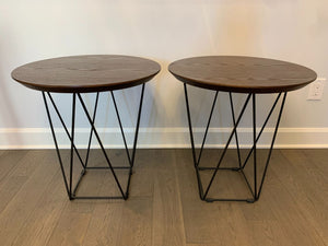 Pair Accent Tables Lot #2